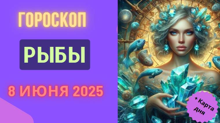 ♓ 8 ИЮНЯ: ГОРОСКОП НА СЕГОДНЯ ДЛЯ РЫБ - ИНТУИЦИЯ И ДУХОВНЫЕ ОТКРЫТИЯ
