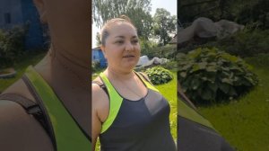 Я снова приехала в деревню на выходные, наш участок👌