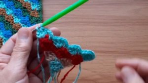 Коврик крючком. Просто , быстро ,уйдут все остатки пряж