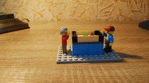 ЛЕГО САМОДЕЛКА АЭРОХОККЕЙ