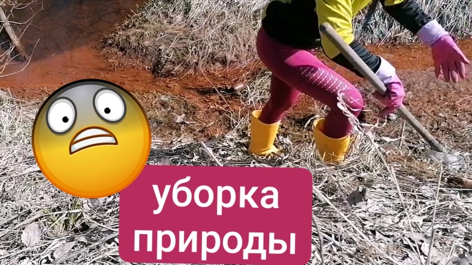 Уборка природы от следов людских.