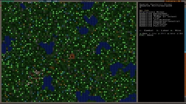 Dwarf Fortress Туториал 5 (Зоны, склад) смотреть онлайн