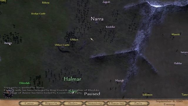 Mount and blade: Warband. 80 Серия. Разведка территорий Кергит Кха? смотреть онлайн