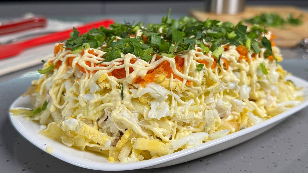Ем САЛАТ и не могу остановиться! Все просто, а как ВКУСНО! Есть "фишка", которая сделает салат ещё в