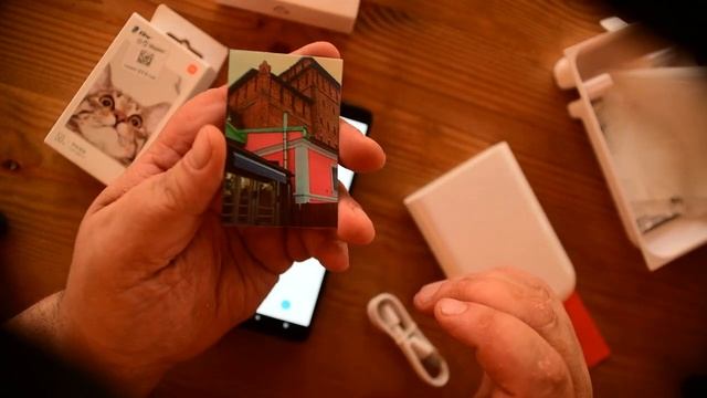 Обзор распаковка карманного фотопринтера Xiaomi Mijia AR ZINK смотреть онлайн