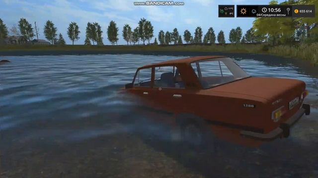 [РП] Вытаскиваю с озера копейку соседа! в  Farming simulator 17 смотреть онлайн