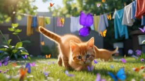 Mama Cat& Kitten Rescue an Injured Parrot in the Park, Cook Delicious Meals to Help It Heal🐱🍄 #cat