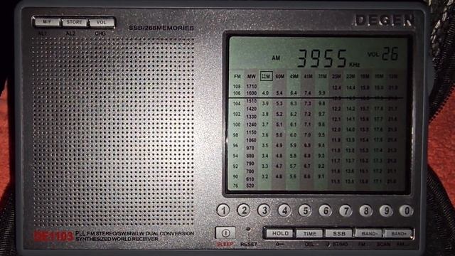 DEGEN DE1103. 3955 кгц. Radio Channel 292 смотреть онлайн