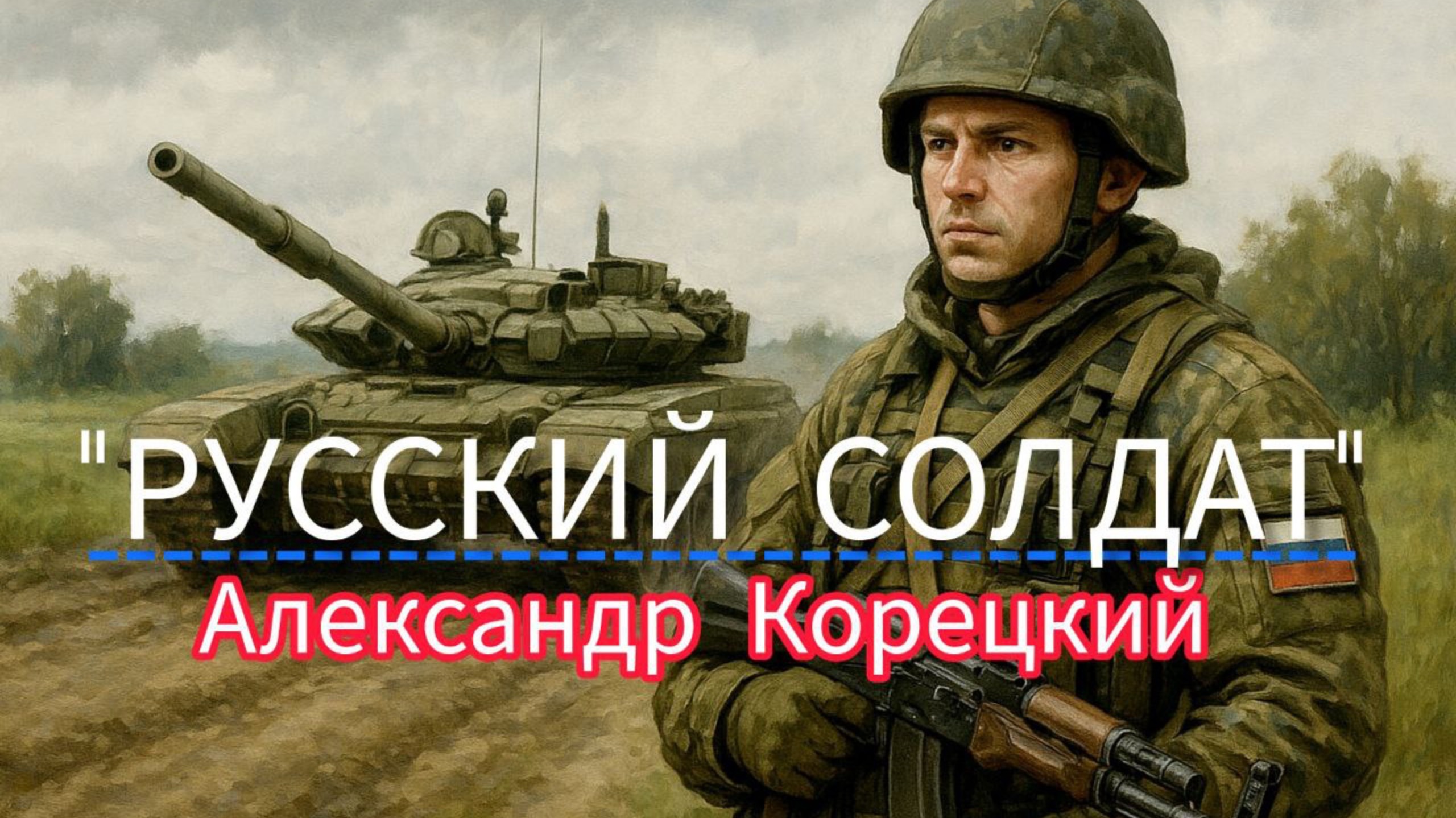 РУССКИЙ СОЛДАТ🇷🇺Песня ОГОНЬ🔥Александр Корецкий #топыкатегорий