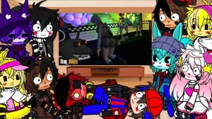 Фнаф 1 и 2 реагирует на 16+Rag Days Sketch Где Руг Дейс ! five nights at