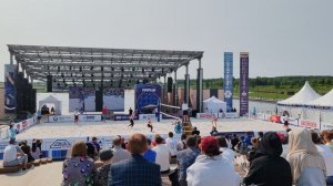 Пляжный волейбол. Локомотив( Егорова / Лазуренко) - Динамо (Щеголева / Монина) 2-0