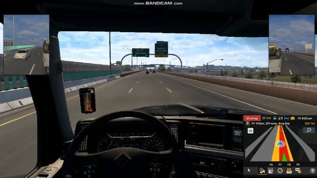 American Truck Simulator! Везем груз, Дальнобой по Америке. смотреть онлайн