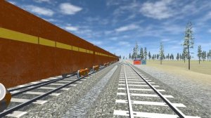 WDM2 с грузовыми вагонами