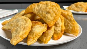 Самые вкусные и хрустящие постные ЧЕБУРЕКИ ! Самый простой и удачный РЕЦЕПТ чебуреков
