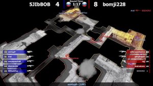 CS 1.6 LAN-турнир Golden Guns bomji228 (Россия) vs 5JIbBOB (Москва, Балаба?