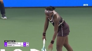 Gauff vs. Sabalenka | 2024 Wuhan Semifinal | WTA Flashback