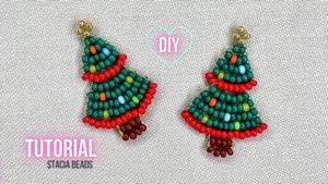 Как сделать плоскую Елочку из бисера параллельным плетением