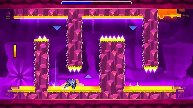 Пытаюсь пройти FingerDash в GeometryDash день 1