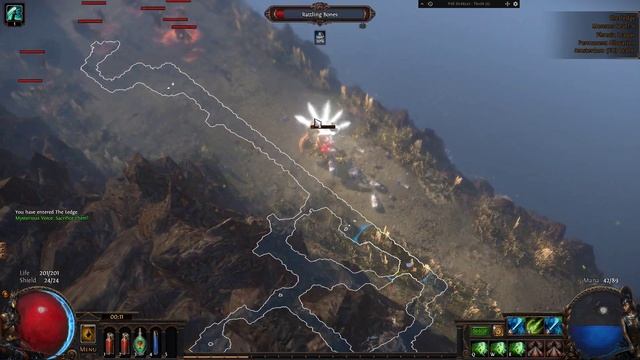 Path of Exile - Открытие миникарты / Зум камеры / Авто Фласки /