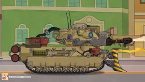 HomeAnimations – Мультики про танки  Пожиратель против Огнемета - Мультики про танки