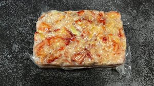 Мясо камчатского краба "салатное", очищенное, варено-мороженое, крупнокусковой, 1кг