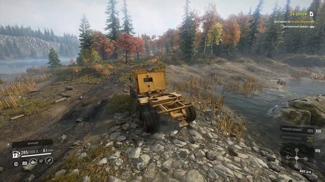 Snowrunner(Сложный режим) - Спасение утопающих... - 11 смотреть онлайн