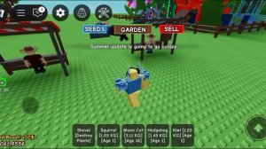 Обновление в grow a garden, что происходило за 15 мин до обновы.