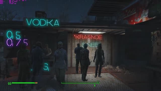 В кафе "У динозавра" в Fallout 4 СМОТР