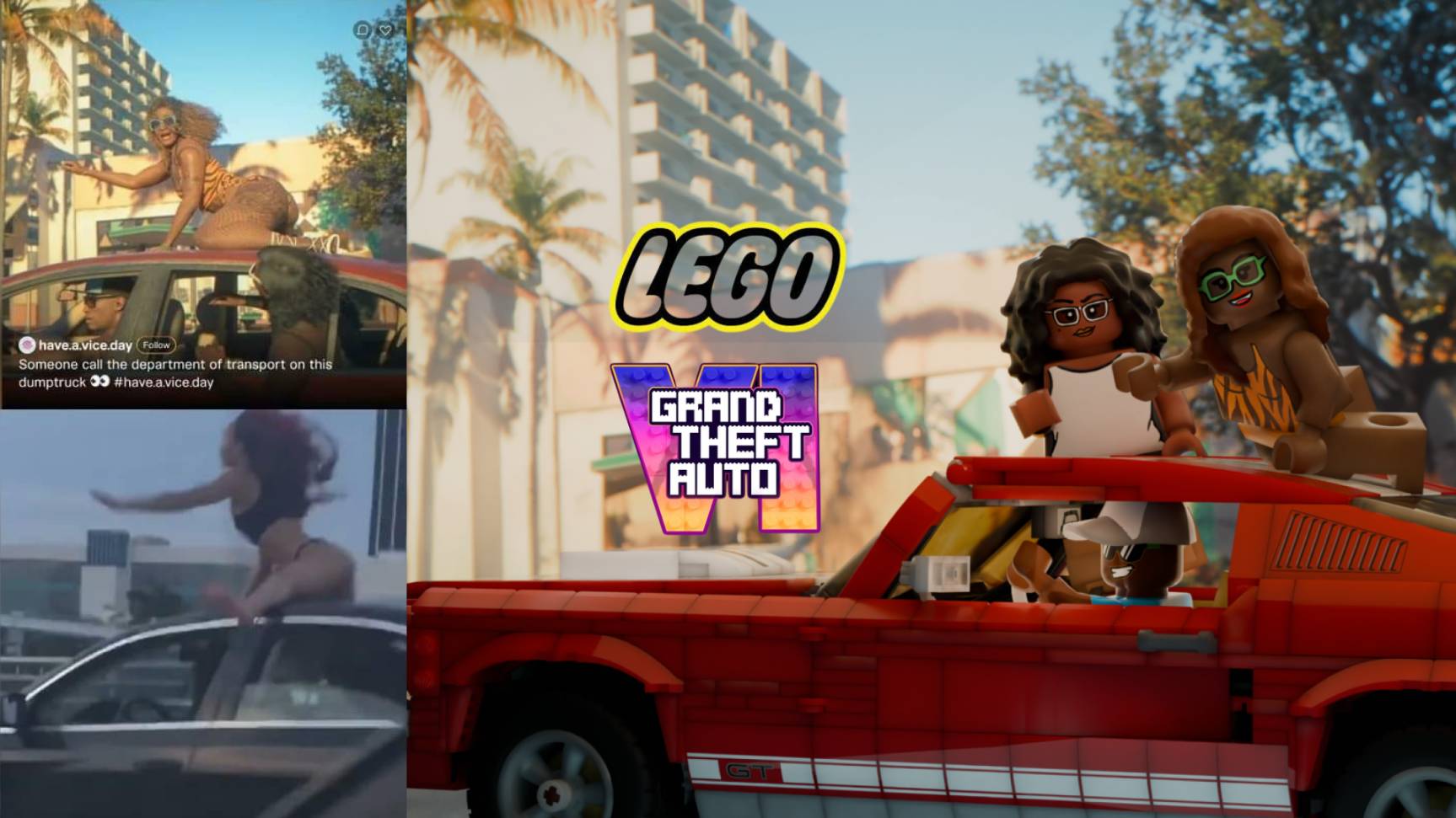 Великий Авто Угонщик 6. Версия LEGO. Трейлер (ENG)