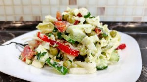 А заправка то огонь. Салат с пекинской капустой. Вкуснейший салат. Просто и Вкусно.