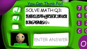 решил невозможный пример в игре Балди??? Секрет🤫