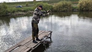 Покидали Поисковые грабли с мостика 15мин на городском пруду такого я не ожидал найти,Верша с рыбой