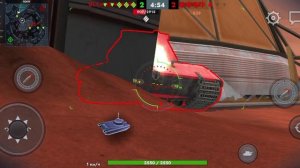 играем в tanks v blitz на новой карте ПЭПТ