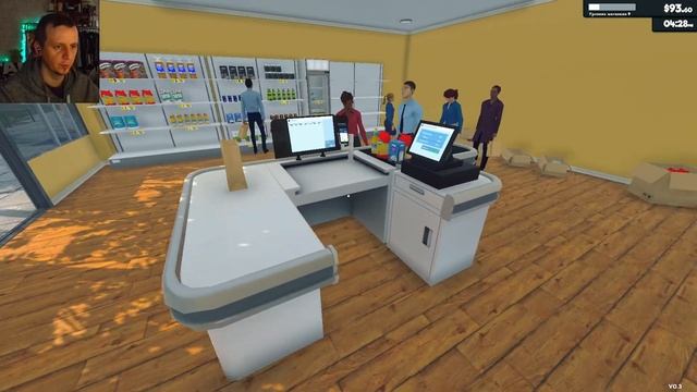 Открываем магазин - Исследуем Supermarket Simulator 3