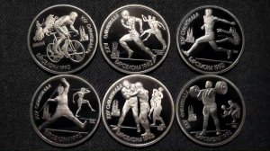 6 монет XXV Олимпийские игры 1992 года в  Барселоне