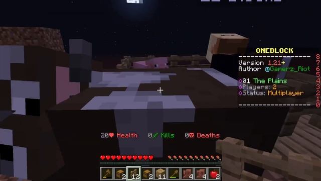 выживание в майнкрафт one блок смотреть онлайн