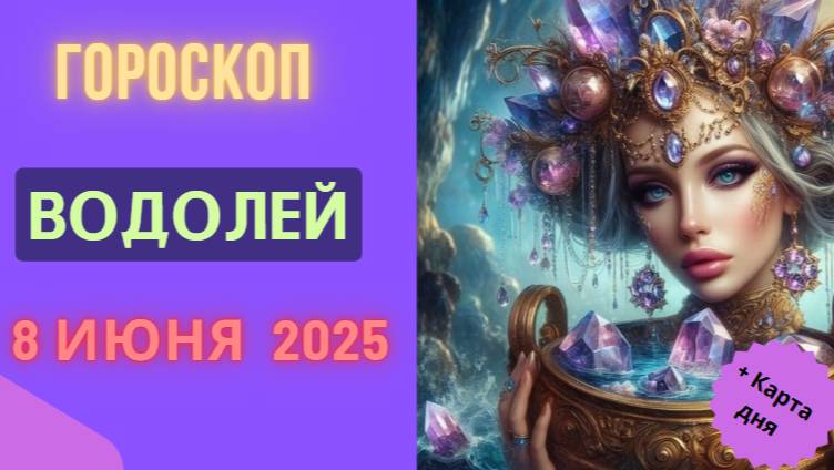 ♒ 8 ИЮНЯ: ГОРОСКОП НА СЕГОДНЯ ДЛЯ ВОДОЛЕЕВ - НОВЫЕ ИДЕИ И НЕОЖИДАННЫЕ ПОВОРОТЫ