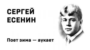 Сергей Есенин Поет зима — аукает Учить стихи легко Аудио Стихи Слушать Онлайн