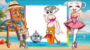 Итальянские мемы - Реакция Балерина Капучино - МУЛЬТИК ДЛЯ ДЕТЕЙ| Мультфильмы