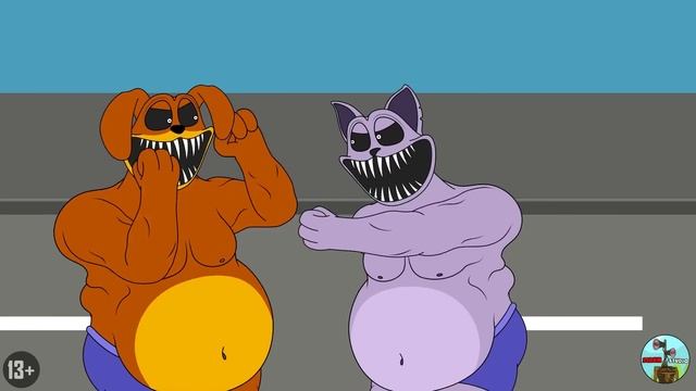 КЭТНЭП ПОЖИРАТЕЛЬ VS ДОГДЕЙ ПОЖИРАТЕЛЬ! ПОППИ ПЛЕЙТАЙМ смотреть онлайн