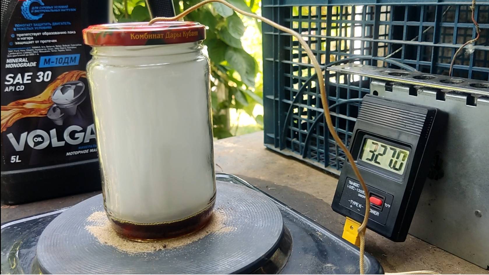 Прожарка 400° 30мин  Волга Ойл м10дм sae 30 минеральное. смотреть онлайн