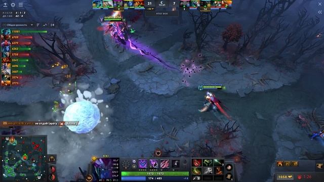 Топ 1 ранг на Фантомке, бф на 11 минуте! - Nightfall Phantom Assassin 7. смотреть онлайн