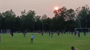 Немного любительского футбола...