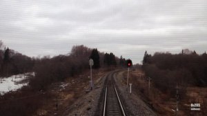 Проезд проходного светофора с запрещающим показанием