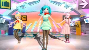 Miku Hatsune, Rin Kagamine & Luka Megurine - Tricolore Airline 4К