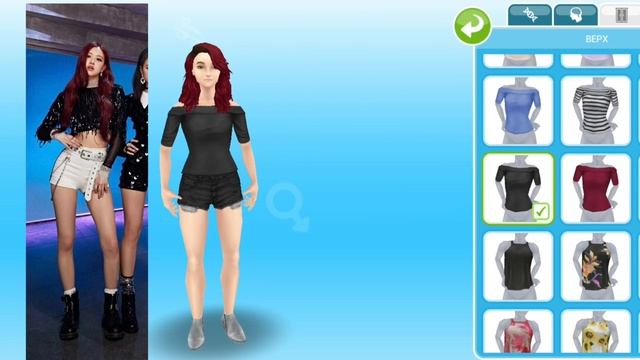 K-pop в Sims Freeplay/Blackpink/Rosé🥰 смотреть онлайн