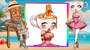 Итальянские мемы - Реакция Балерина Капучино - МУЛЬТИК ДЛЯ ДЕТЕЙ| Мультфильмы