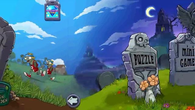 Растения против зомби (12 серия, прошёл Ночной бассейн) смотреть онлайн