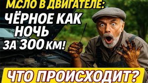 Масло в двигателе черное как ночь или чистое как слеза ? ЧТо делать?