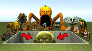 Итальянские мемы VS Спрунки Gmod|Мультики про Спрунке в ГАРРИС МОД